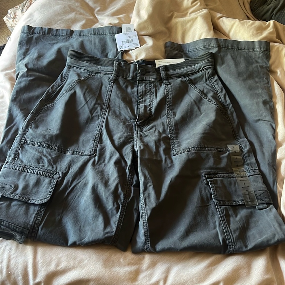 NWT grey cargo wide leg